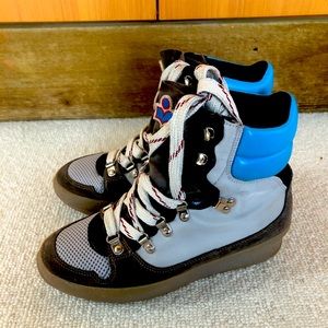 Isabel Marant sneakers boots size 38 Beige / Brown / Blue